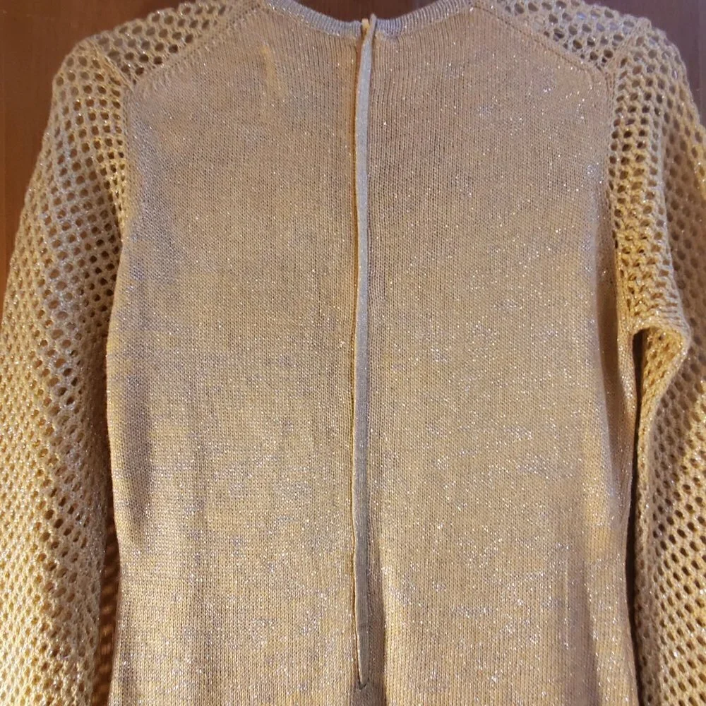 Vintage Anne Fogarty Rare 1960's Gold Knit Gown - Near Mint Condition
